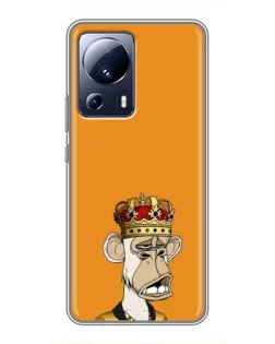 Чехол для Xiaomi 13 Lite с картинкой «Золотая обезьяна Bored Ape» Чехол для Xiaomi 13 Lite с картинкой «Золотая обезьяна Bored Ape»