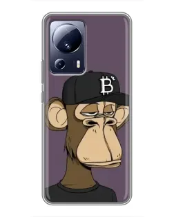 Чехол для Xiaomi 13 Lite с картинкой «Bored Ape в кепке» Чехол для Xiaomi 13 Lite с картинкой «Bored Ape в кепке»