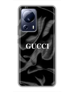 Чехол для Xiaomi 13 Lite с картинкой «Gucci — шелковые волны»