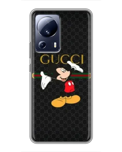 Чехол для Xiaomi 13 Lite с картинкой «Микки Маус Gucci»