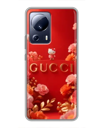 Чехол для Xiaomi 13 Lite с картинкой «Gucci — золотой сад»