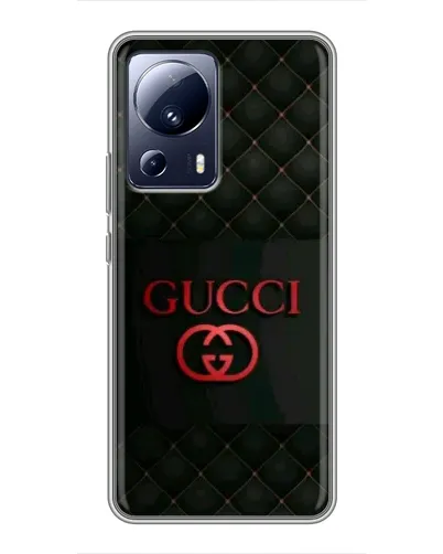 Чехол для Xiaomi 13 Lite с картинкой «Gucci — стеганый черный»