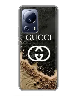 Чехол для Xiaomi 13 Lite с картинкой «Gucci — песчаные дюны»