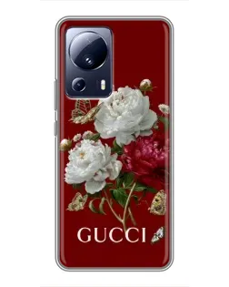 Чехол для Xiaomi 13 Lite с картинкой «Gucci —  сад»