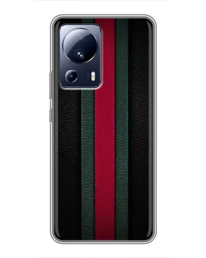 Чехол для Xiaomi 13 Lite с картинкой «Gucci — неоновая линия»