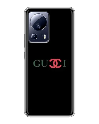 Чехол для Xiaomi 13 Lite с картинкой «Gucci — красный градиент»