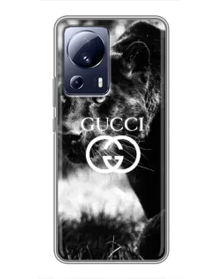 Чехол для Xiaomi 13 Lite с картинкой «Gucci — дикая природа» Чехол для Xiaomi 13 Lite с картинкой «Gucci — дикая природа»