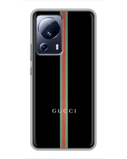 Чехол для Xiaomi 13 Lite с картинкой «Gucci — строгая линия» Чехол для Xiaomi 13 Lite с картинкой «Gucci — строгая линия»
