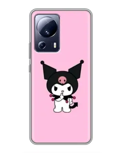 Чехол для Xiaomi 13 Lite с картинкой «Kuromi — розовая нежность»