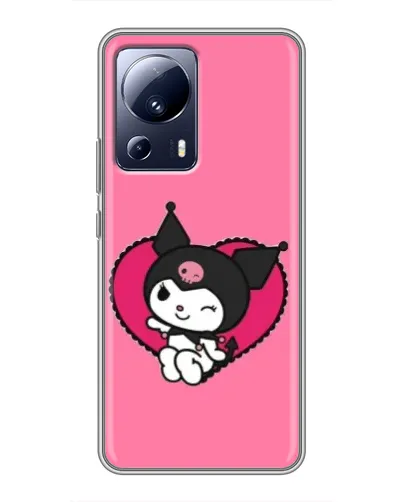 Чехол для Xiaomi 13 Lite с картинкой «Kuromi — любовь в сердце» Чехол для Xiaomi 13 Lite с картинкой «Kuromi — любовь в сердце»