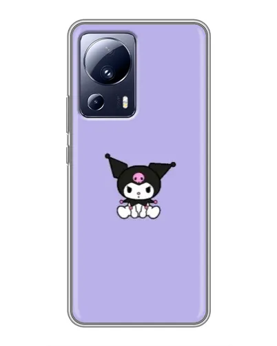 Чехол для Xiaomi 13 Lite с картинкой «Kuromi — фиолетовый минимализм» Чехол для Xiaomi 13 Lite с картинкой «Kuromi — фиолетовый минимализм»