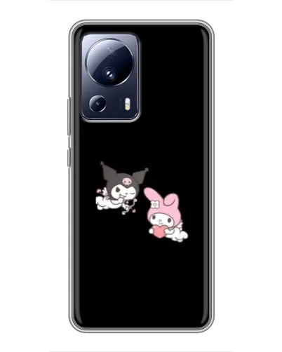 Чехол для Xiaomi 13 Lite с картинкой «My Melody и Kuromi» Чехол для Xiaomi 13 Lite с картинкой «My Melody и Kuromi»