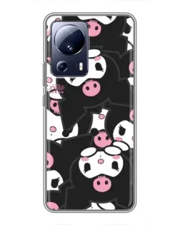 Чехол для Xiaomi 13 Lite с картинкой «Kuromi с сердечком»