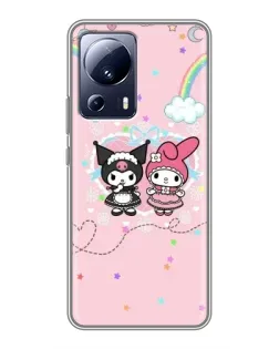 Чехол для Xiaomi 13 Lite с картинкой «My Melody и Kuromi»
