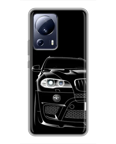 Чехол для Xiaomi 13 Lite с картинкой «Темный силуэт BMW» Чехол для Xiaomi 13 Lite с картинкой «Темный силуэт BMW»