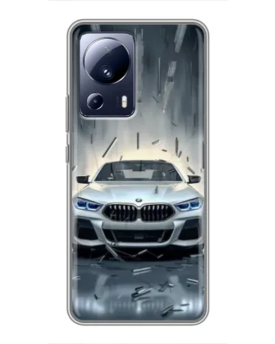 Чехол для Xiaomi 13 Lite с картинкой «BMW в свете фар» Чехол для Xiaomi 13 Lite с картинкой «BMW в свете фар»