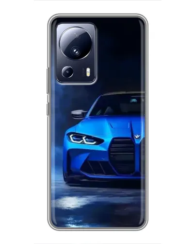 Чехол для Xiaomi 13 Lite с картинкой «Голубая BMW M4» Чехол для Xiaomi 13 Lite с картинкой «Голубая BMW M4»