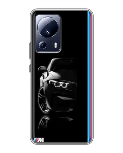 Чехол для Xiaomi 13 Lite с картинкой «Силуэт BMW в темноте» Чехол для Xiaomi 13 Lite с картинкой «Силуэт BMW в темноте»