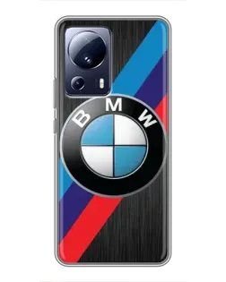 Чехол для Xiaomi 13 Lite с картинкой «BMW M-stripes стиль»