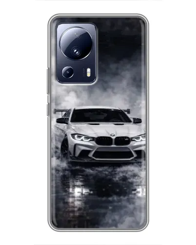 Чехол для Xiaomi 13 Lite с картинкой «BMW сквозь туман» Чехол для Xiaomi 13 Lite с картинкой «BMW сквозь туман»