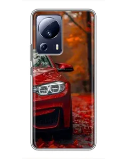 Чехол для Xiaomi 13 Lite с картинкой «Осенняя BMW M4»
