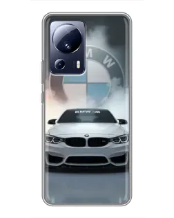 Чохол для Xiaomi 13 Lite з картинкою «BMW в білому диму» Чохол для Xiaomi 13 Lite з картинкою «BMW в білому диму»