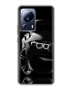 Чохол для Xiaomi 13 Lite з картинкою «Чорна BMW — профіль» Чохол для Xiaomi 13 Lite з картинкою «Чорна BMW — профіль»