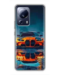 Чохол для Xiaomi 13 Lite з картинкою «BMW — золота емблема» Чохол для Xiaomi 13 Lite з картинкою «BMW — золота емблема»