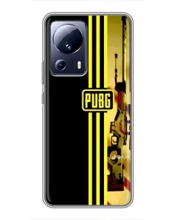 Чехол для Xiaomi 13 Lite с картинкой «PUBG — камуфляжный шлем» Чехол для Xiaomi 13 Lite с картинкой «PUBG — камуфляжный шлем»
