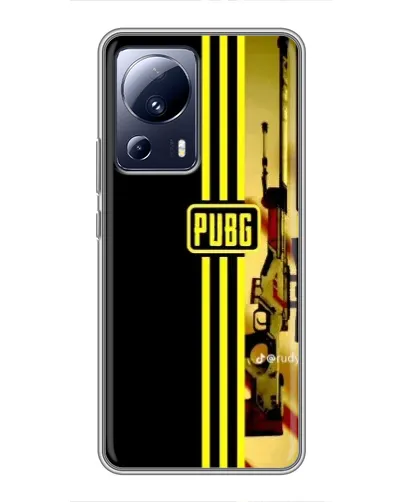 Чохол для Xiaomi 13 Lite з картинкою «PUBG — камуфляжний шолом» Чохол для Xiaomi 13 Lite з картинкою «PUBG — камуфляжний шолом»