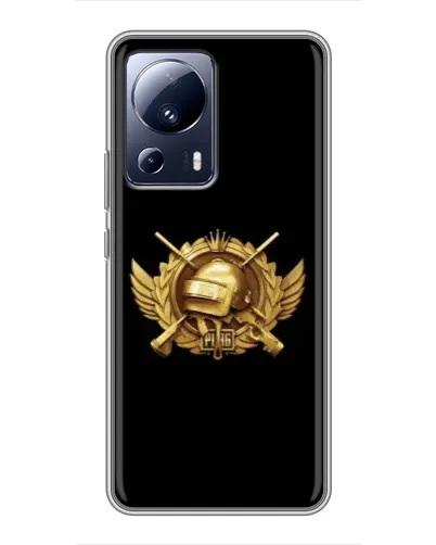 Чохол для Xiaomi 13 Lite з картинкою «PUBG — помаранчевий градієнт» Чохол для Xiaomi 13 Lite з картинкою «PUBG — помаранчевий градієнт»