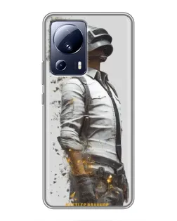 Чехол для Xiaomi 13 Lite с картинкой «PUBG — боец в пыли» Чехол для Xiaomi 13 Lite с картинкой «PUBG — боец в пыли»