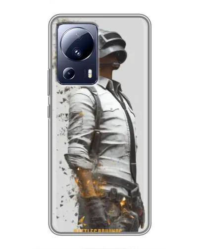 Чохол для Xiaomi 13 Lite з картинкою «PUBG — боєць у пилу» Чохол для Xiaomi 13 Lite з картинкою «PUBG — боєць у пилу»