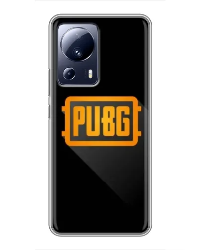 Чохол для Xiaomi 13 Lite з картинкою «PUBG — рамка лого» Чохол для Xiaomi 13 Lite з картинкою «PUBG — рамка лого»