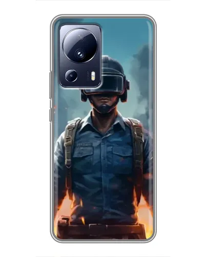 Чохол для Xiaomi 13 Lite з картинкою «PUBG — реалістичний герой» Чохол для Xiaomi 13 Lite з картинкою «PUBG — реалістичний герой»