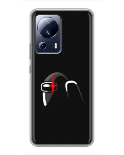 Чехол для Xiaomi 13 Lite с картинкой «Among Us шлем» Чехол для Xiaomi 13 Lite с картинкой «Among Us шлем»
