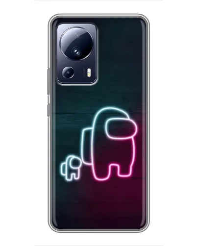 Чохол для Xiaomi 13 Lite з картинкою «Among Us неон-арт» Чохол для Xiaomi 13 Lite з картинкою «Among Us неон-арт»