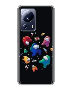 Чохол для Xiaomi 13 Lite з картинкою «Among Us космос»