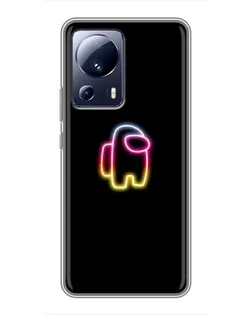 Чохол для Xiaomi 13 Lite з картинкою «Among Us градієнт»