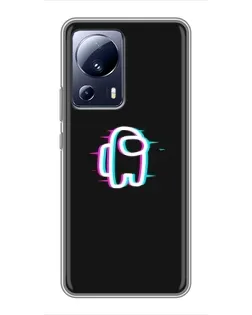 Чохол для Xiaomi 13 Lite з картинкою «Among Us неон»