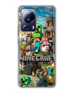 Чехол для Xiaomi 13 Lite с картинкой «Замок Minecraft» Чехол для Xiaomi 13 Lite с картинкой «Замок Minecraft»