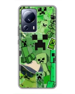 Чехол для Xiaomi 13 Lite с картинкой «Криперы Minecraft» Чехол для Xiaomi 13 Lite с картинкой «Криперы Minecraft»