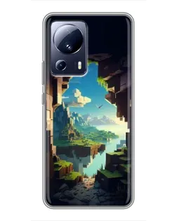 Чохол для Xiaomi 13 Lite з картинкою «Вид з печери»
