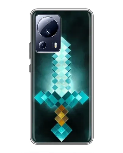 Чохол для Xiaomi 13 Lite з картинкою «Алмазний меч неон» Чохол для Xiaomi 13 Lite з картинкою «Алмазний меч неон»