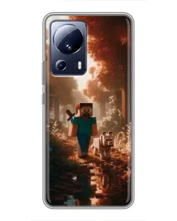 Чохол для Xiaomi 13 Lite з картинкою «Стів у лісі»