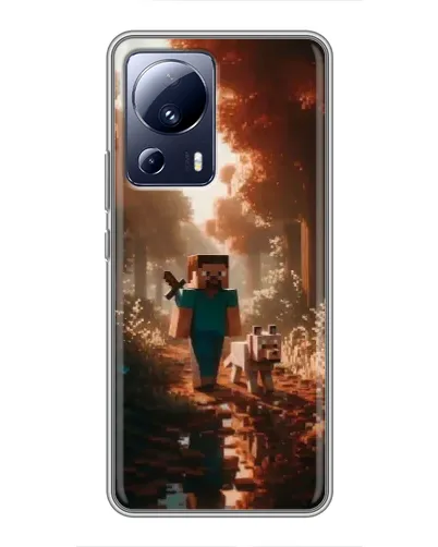 Чохол для Xiaomi 13 Lite з картинкою «Стів у лісі» Чохол для Xiaomi 13 Lite з картинкою «Стів у лісі»