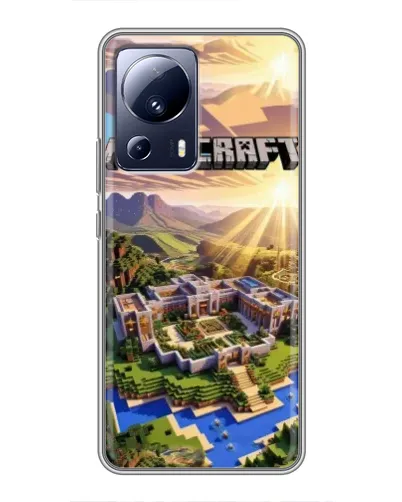 Чохол для Xiaomi 13 Lite з картинкою «Minecraft панорама» Чохол для Xiaomi 13 Lite з картинкою «Minecraft панорама»