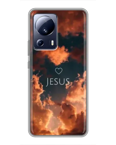 Чохол для Xiaomi 13 Lite з картинкою «Сяйво Імені Jesus»