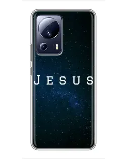 Чохол для Xiaomi 13 Lite з картинкою «Зоряне небо Jesus»