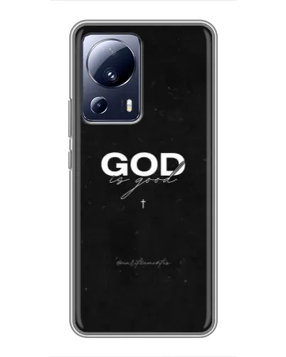 Чохол для Xiaomi 13 Lite з картинкою «GOD — Бог над усім»